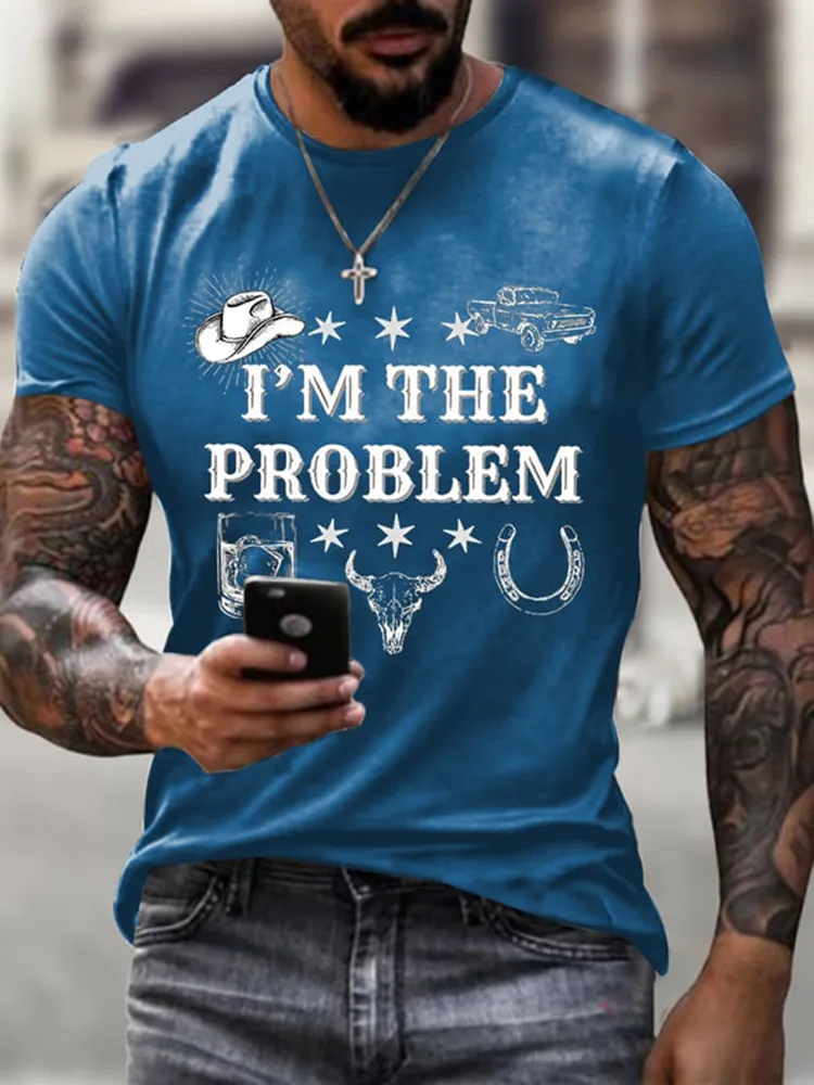 Men'S Shirt I'M The Problem T-Shirt