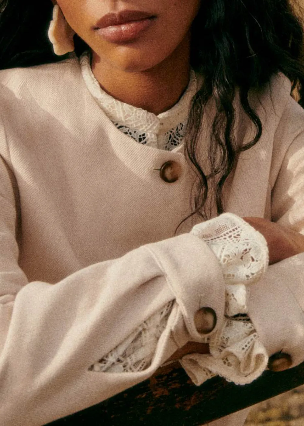 Plain Long Sleeve Jacket