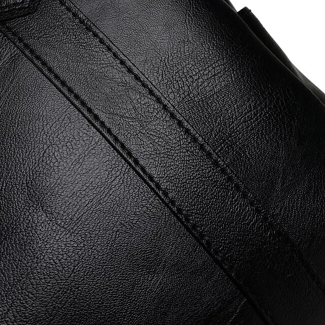 Women's Handbag Tote Shoulder Bag PU Leather Office Shopping Daily Zipper Solid Color Black Red Purple