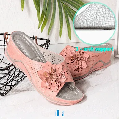 Leather Soft Footbed Orthopedic Arch-Support Shoes