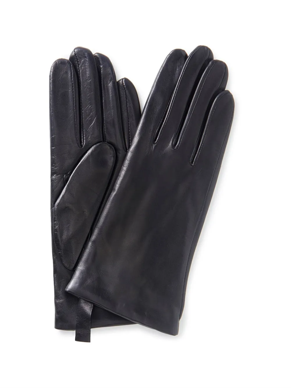 Black Leather Gloves