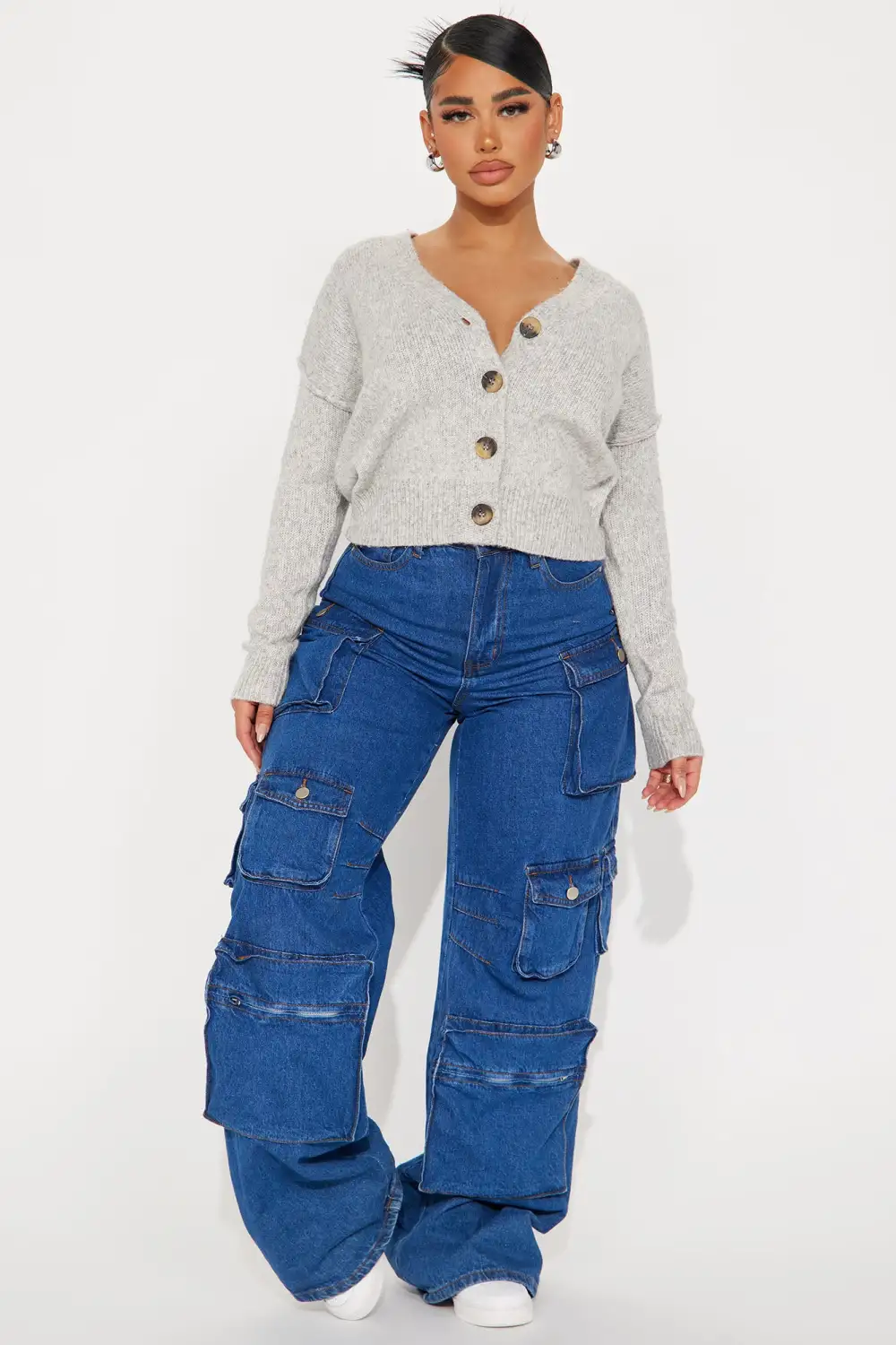 Ainsley Cardigan - Heather Grey