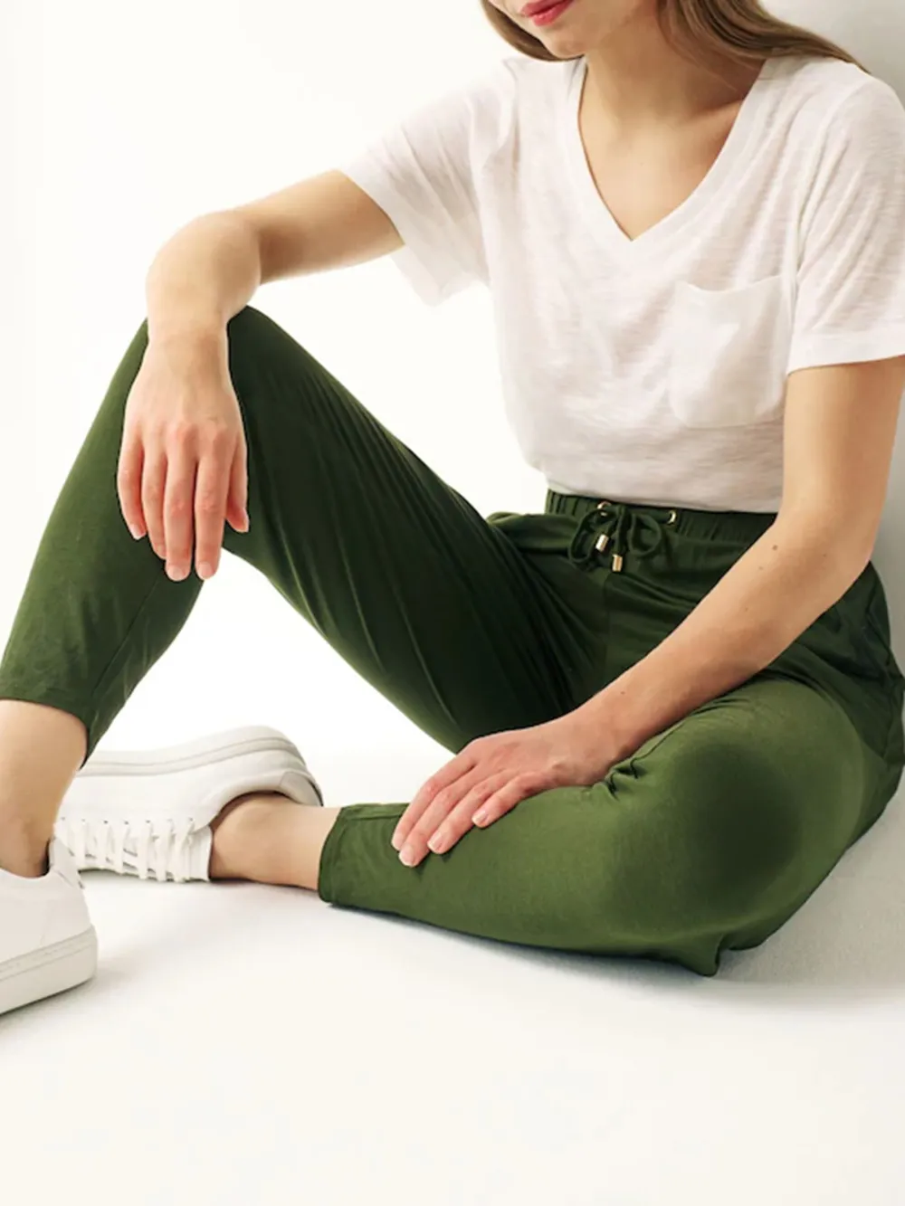 Solid Color Sports Pants For Everyday Wear