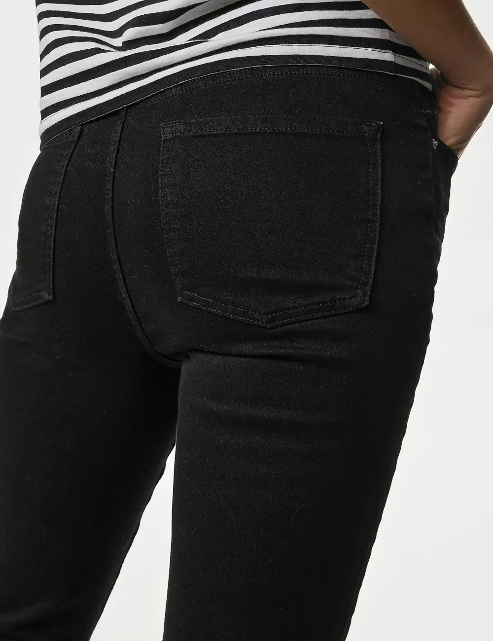 Womens Casual Slit Jeans