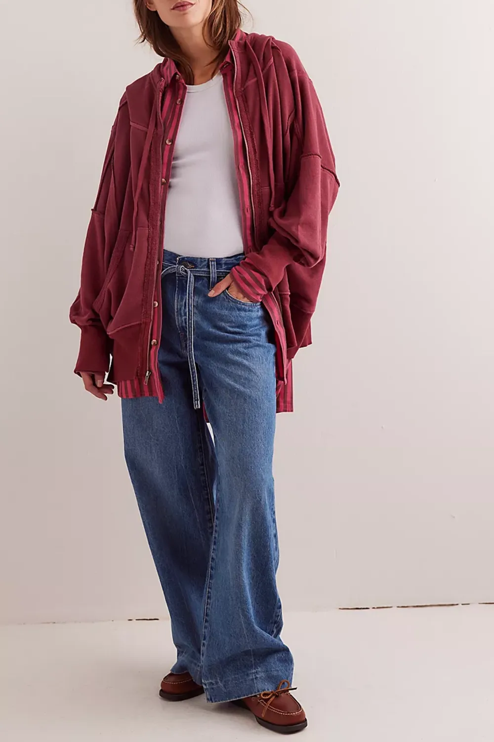 Oversized Zip Up Hoodie