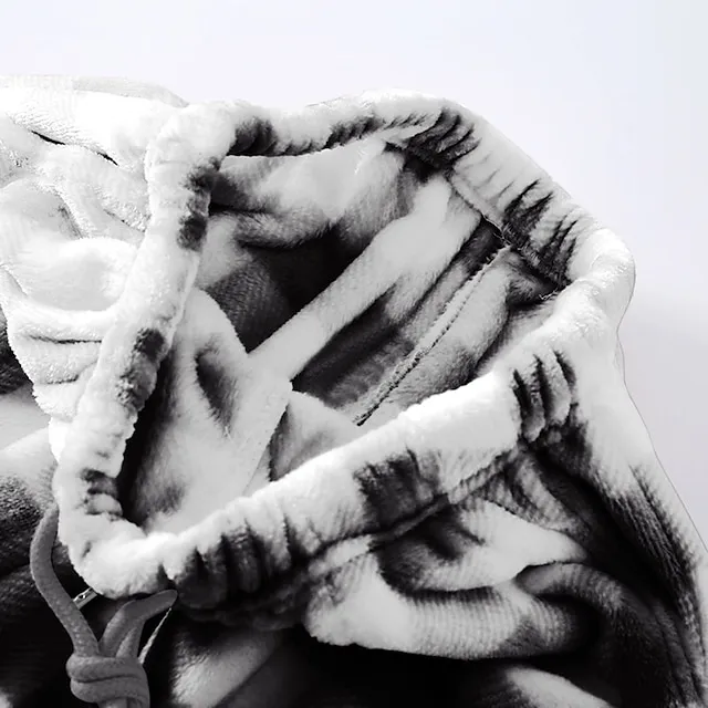 Women's Christmas Pajamas Winter Pants Nighty Pjs Grid / Plaid Fashion Simple Comfort Party Xmas Home Bed Flannel Warm Breathable Long Pant Elastic Waist Winter Fall Blue Pink / Sweet / Gift / Print