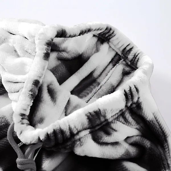 Women's Christmas Pajamas Winter Pants Nighty Pjs Grid / Plaid Fashion Simple Comfort Party Xmas Home Bed Flannel Warm Breathable Long Pant Elastic Waist Winter Fall Blue Pink / Sweet / Gift / Print