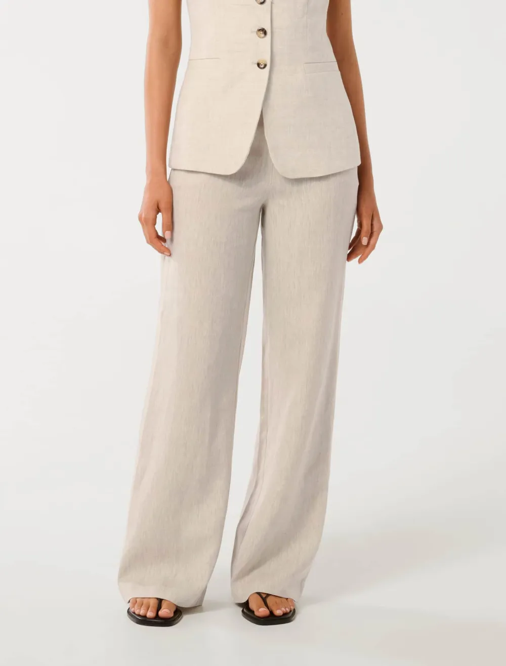 Wide-Leg Pocket Pants