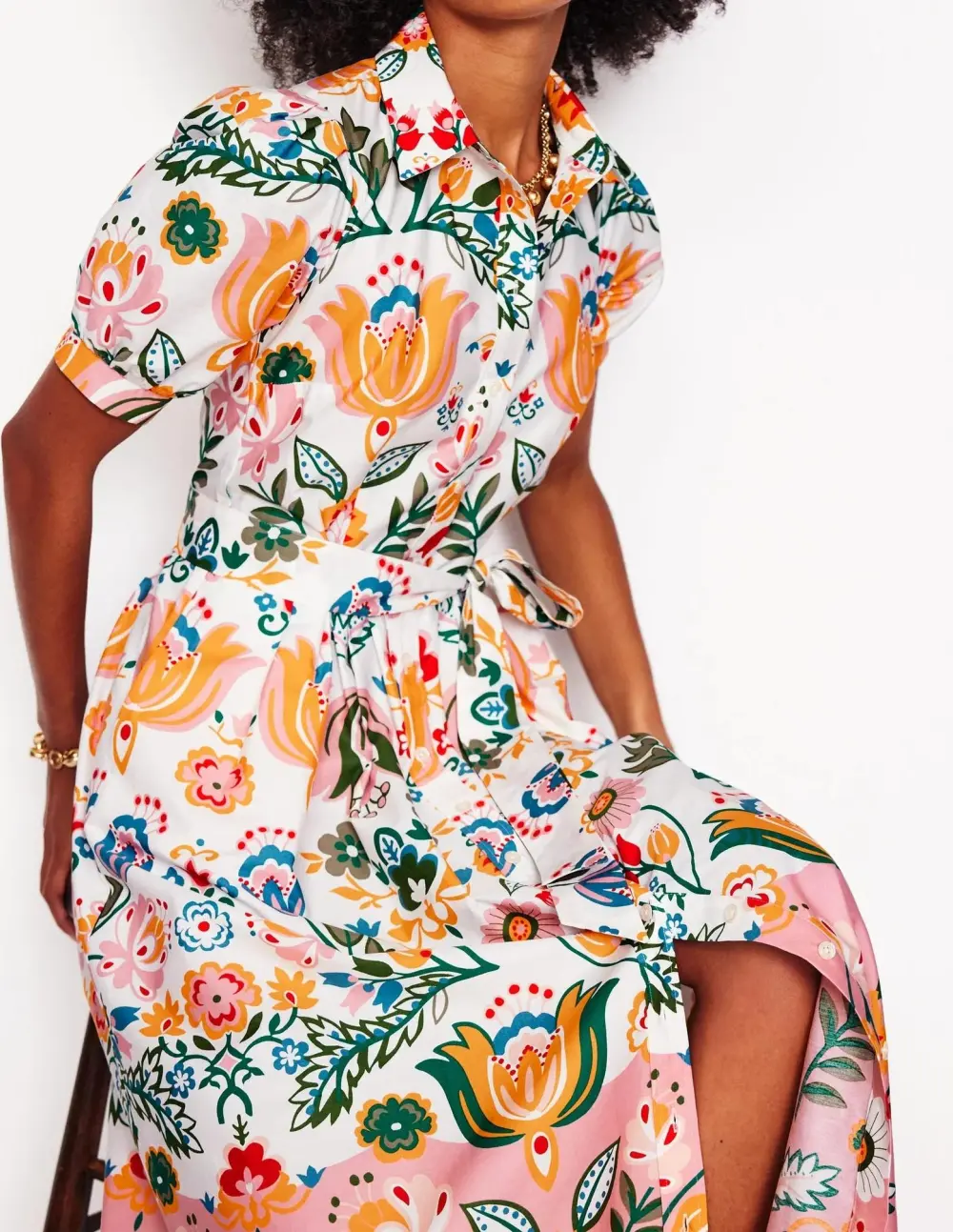 Alexa Maxi Shirt Dress