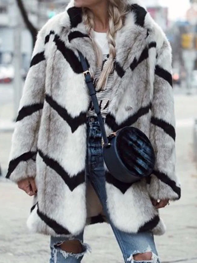 Shawl Collar Fluff/Granular Fleece Fabric Casual Teddy Jacket