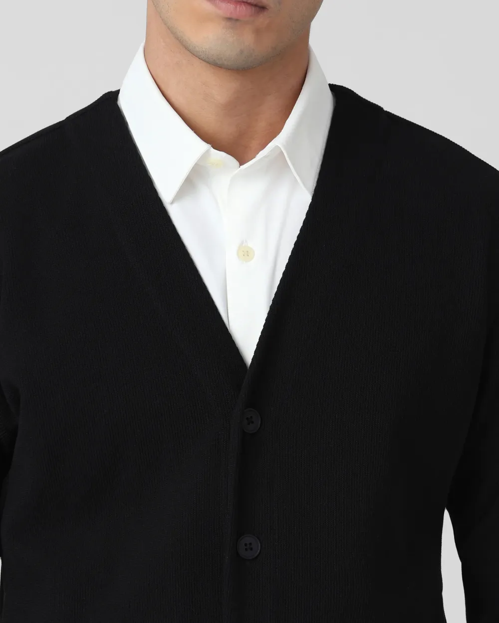 Leisure Comfortable Soft Daily Slim Black Sweater
