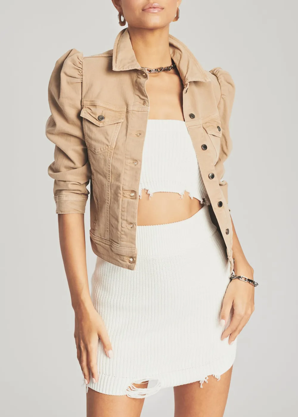 Long Sleeve Button Up Jacket