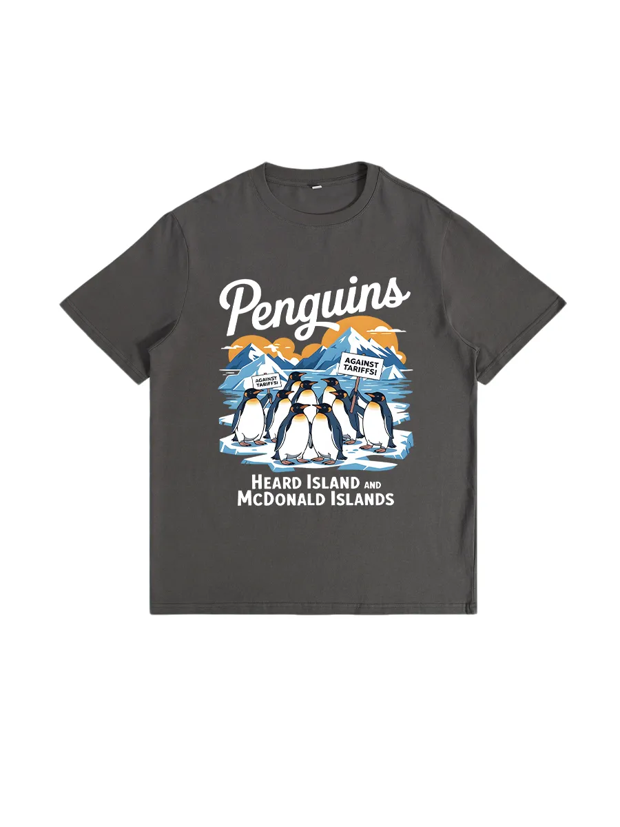 with slogans against adding tariffs T-shirts