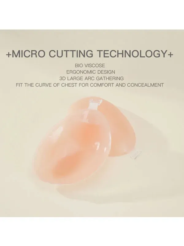 Invisible gathering sexy invisible jacket rubber backless breast enlargement ladies nipple cover
