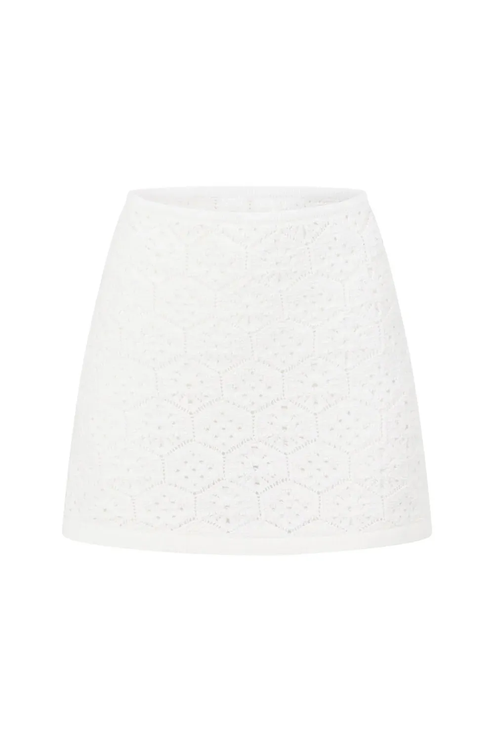 Eyelet Detailing Mini Skirt