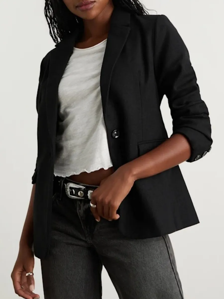 Casual Button Up Blazer