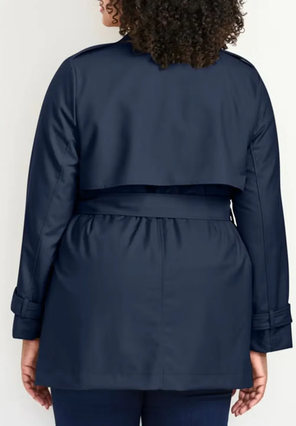 Double Breasted Waistband Jacket