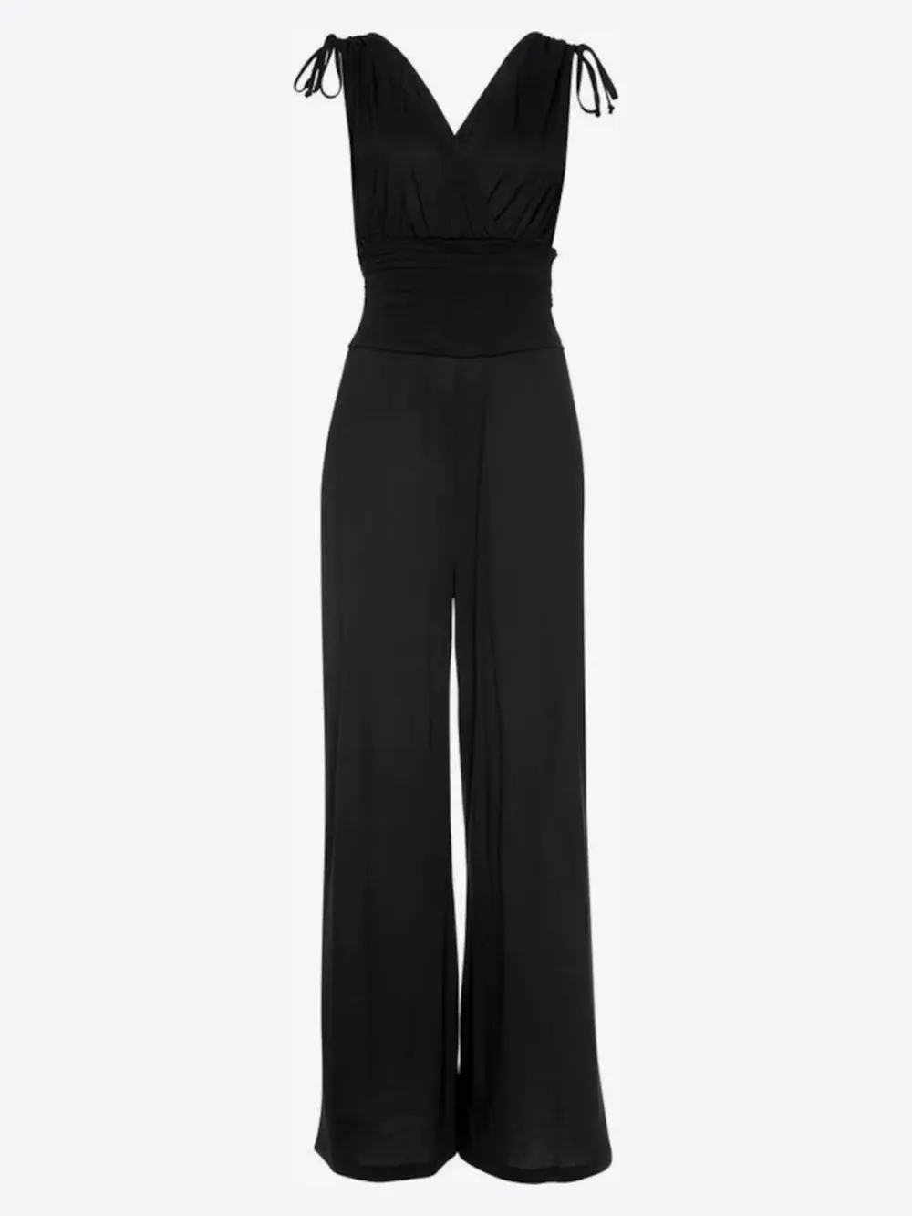 Black Casual Style Jumpsuit