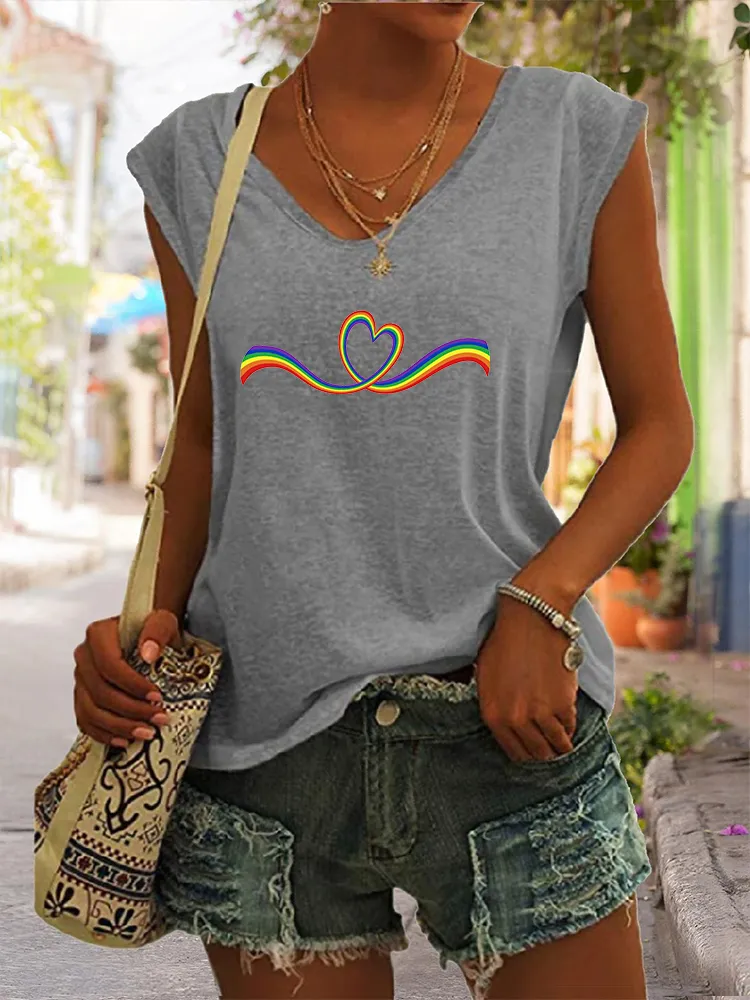 Women's Gay Day V-neck Vest
