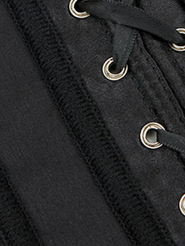 Women's Pink Corsets Dark Blue Corsets Shapewear Pure Color Corsets Party Going out Club Polyester Breathable Bandeau Sleeveless Backless Summer Spring Black White