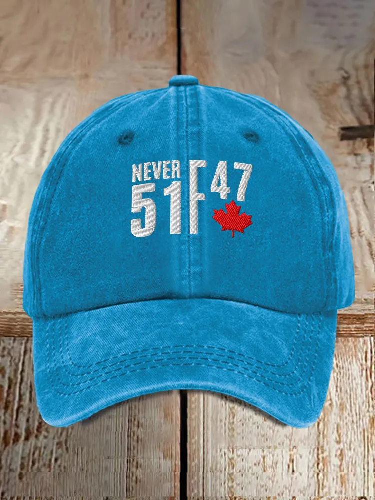 Never 51 F 57 Printed Baseball Caps