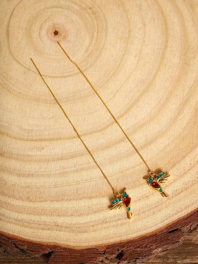 Bejeweled Bird Earrings(⚡Clearance Sale)