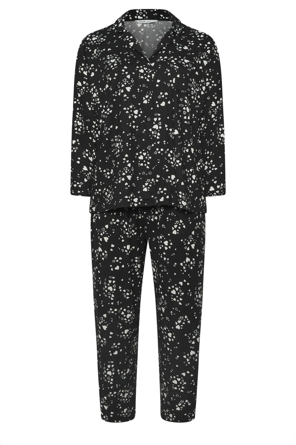 YOURS Curve Red Check Print Soft Touch Pyjama Set