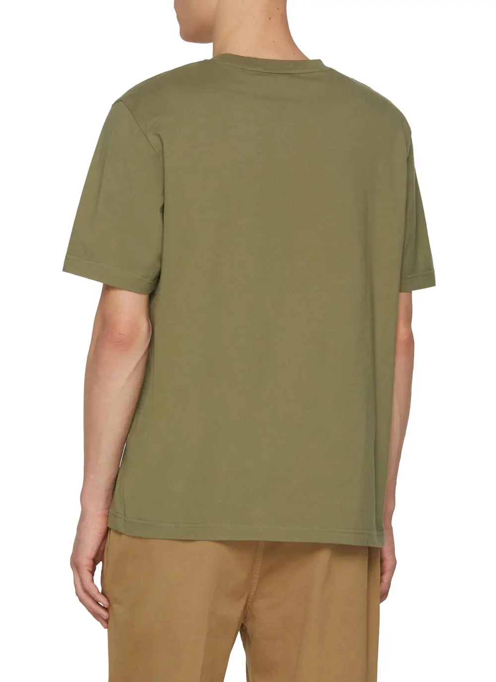 American Retro Soft Slim Olive Green T-Shirts