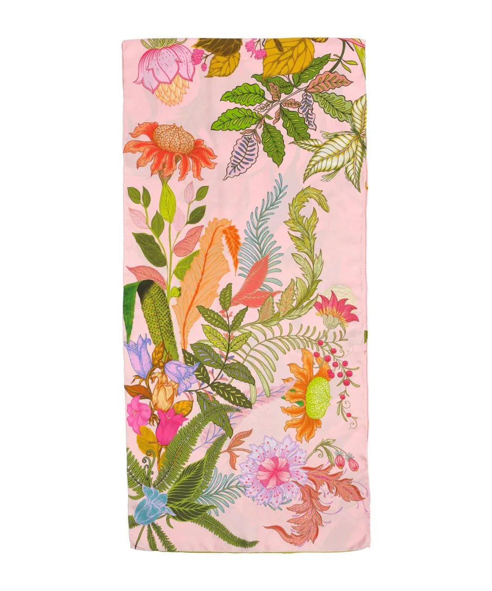 Art Graphic Casual Style Silk Oblong Scarf