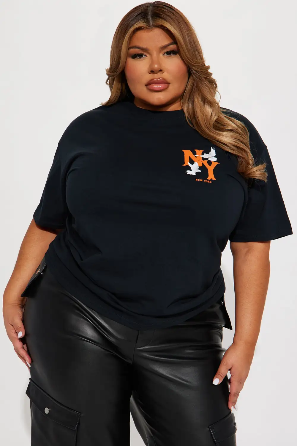 Flyest In The East Short Sleeve Tee - Black/Orange