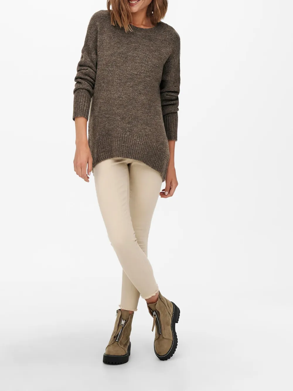 Plain Colored Cotton Sweaters