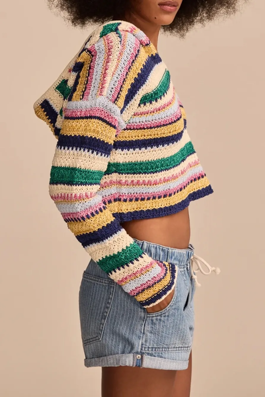 Multi Com Bocrochet Baja Hoodie