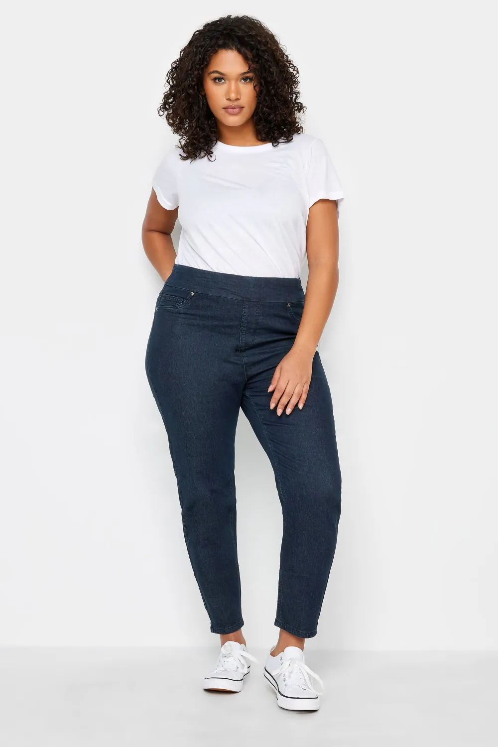 Evans Indigo Blue Denim Straight Leg Jeans