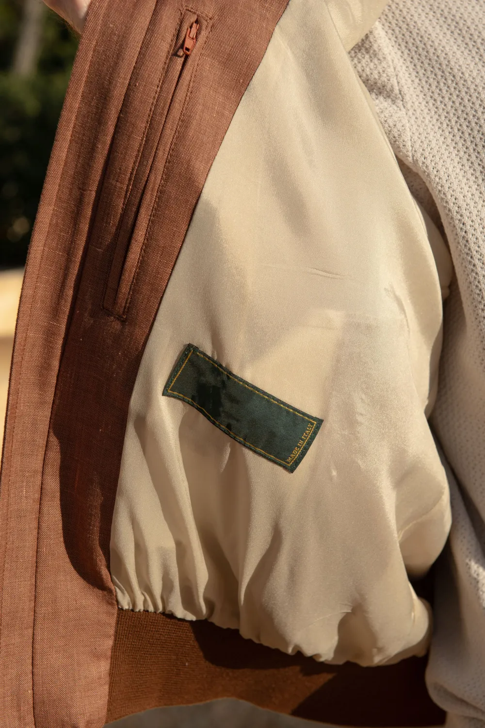 Rusty Short Jacket In  Fabric