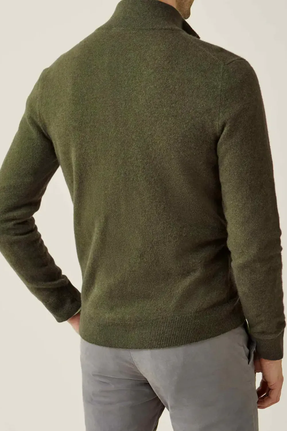 Zip Casual Style Cardigan