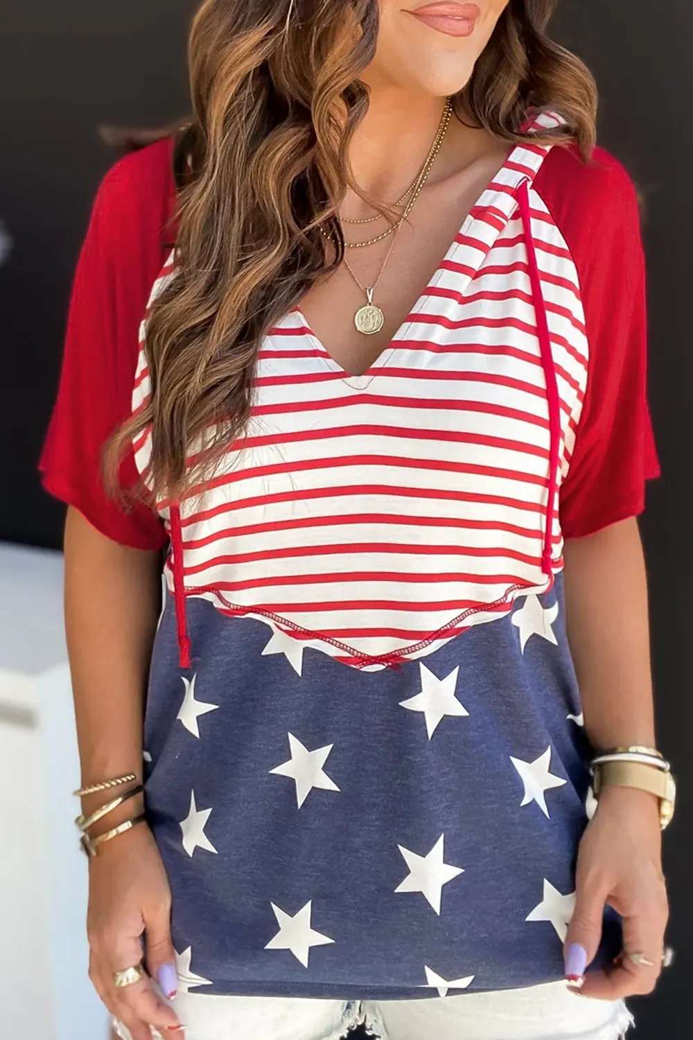 Scarlet Unique Personality Drawstring Hoodie