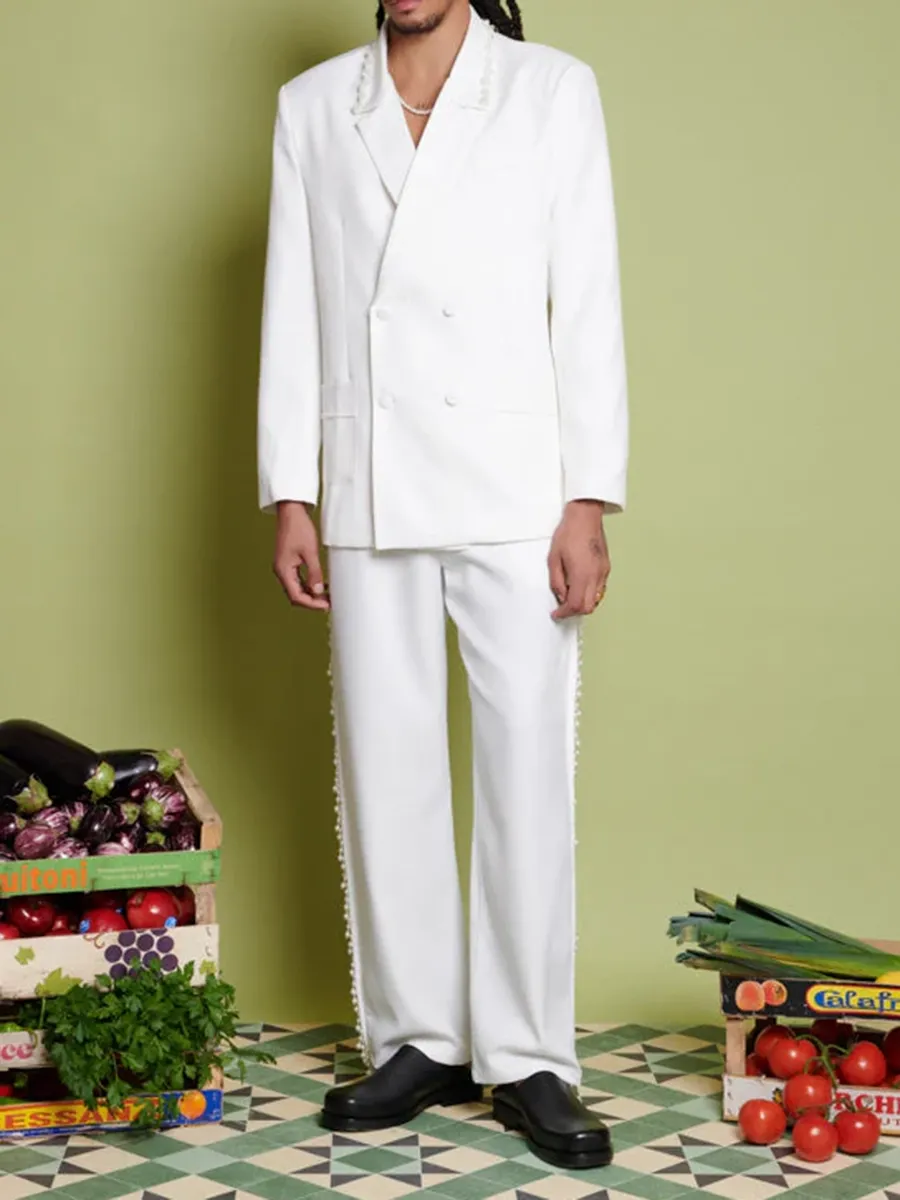 Easy Daily Outfit Pearl Blazer