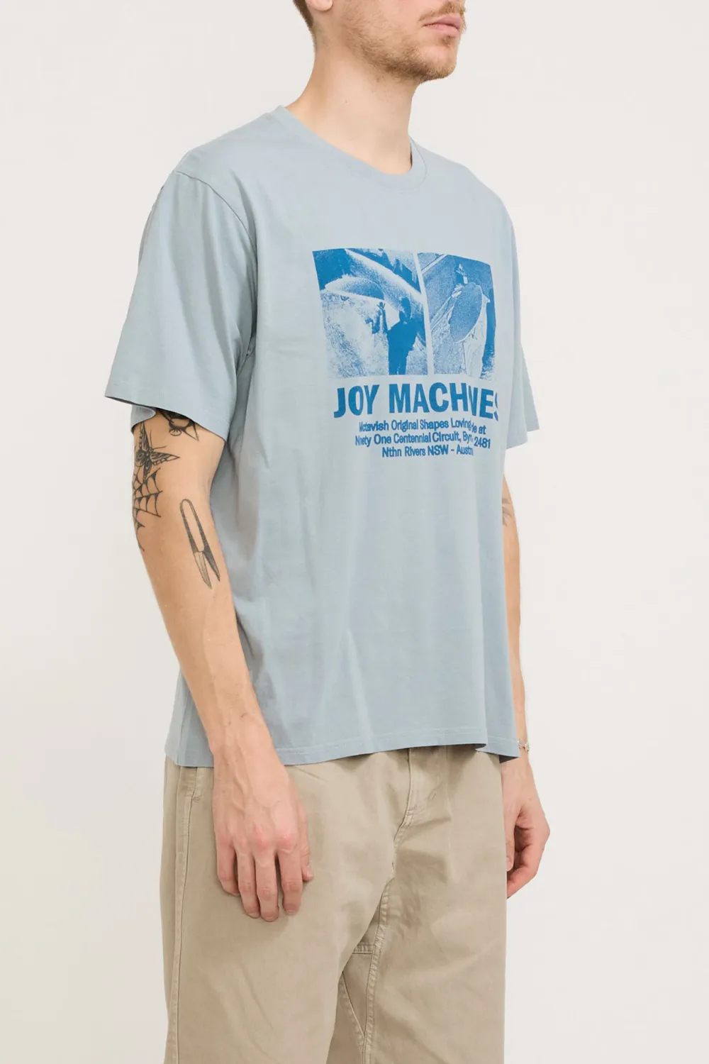 Joy Machine Tee Light Blue