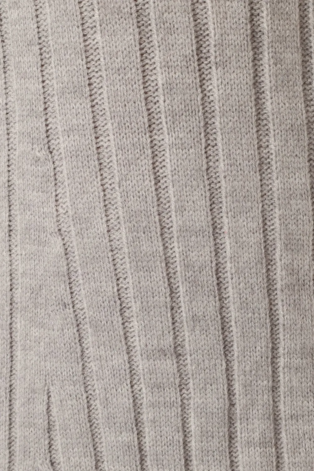 GREY KNIT MIDI DRESS