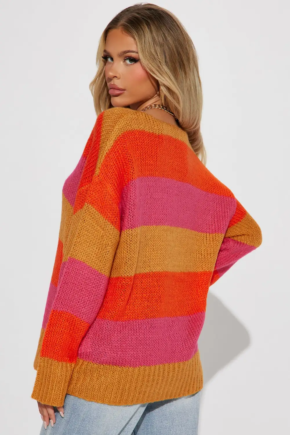 Madrigal Striped Sweater - Multi Color