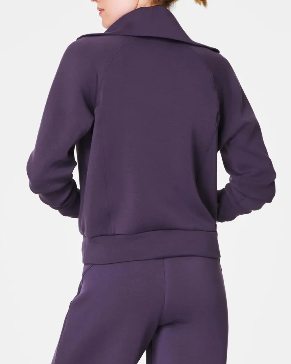 Aubergine Half Zip Sweatshirts