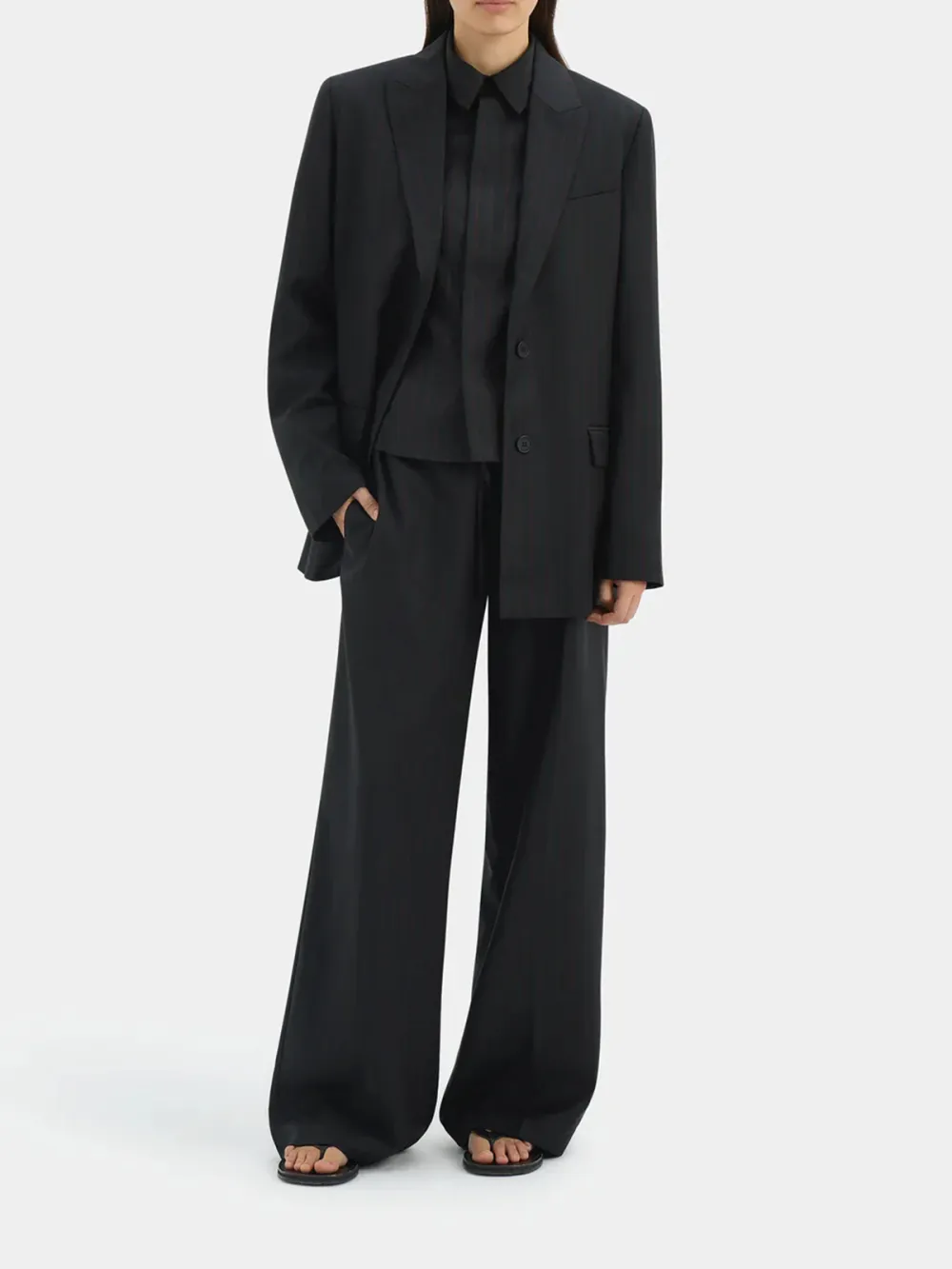 Casual Style Drawstring Pant Red Pinstripe