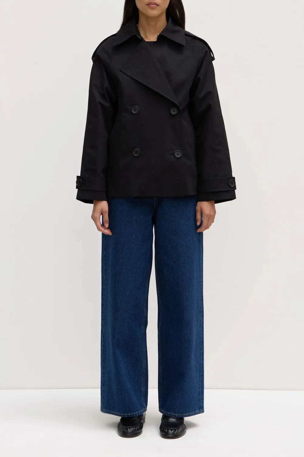 Cotton Off Shoulder Jacket