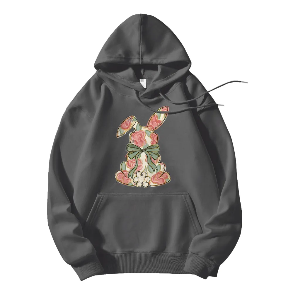 Floral Easter Bunny Hoodie