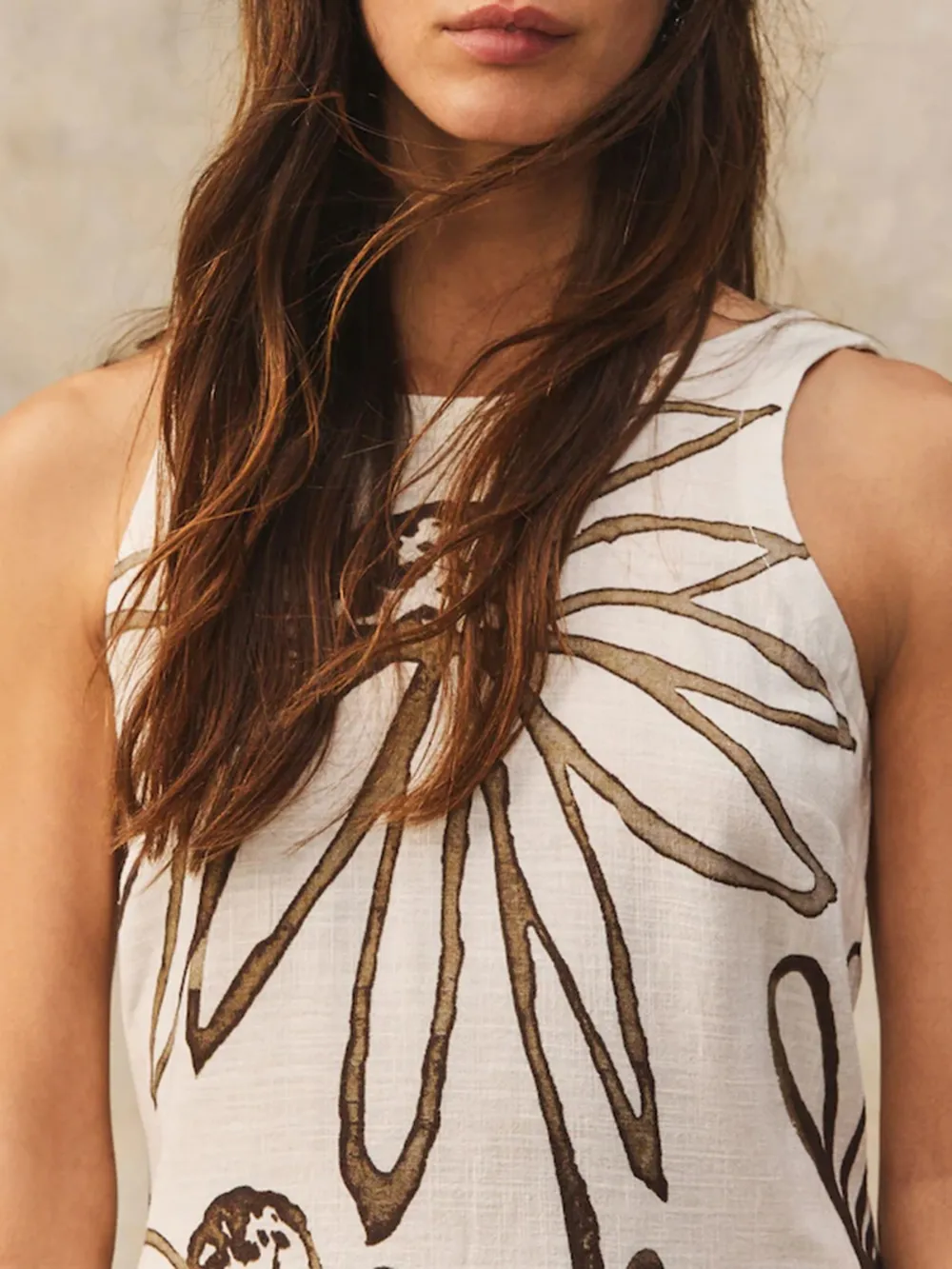 Daily Comfortable Linen Slim Dress T-Shirt Dress