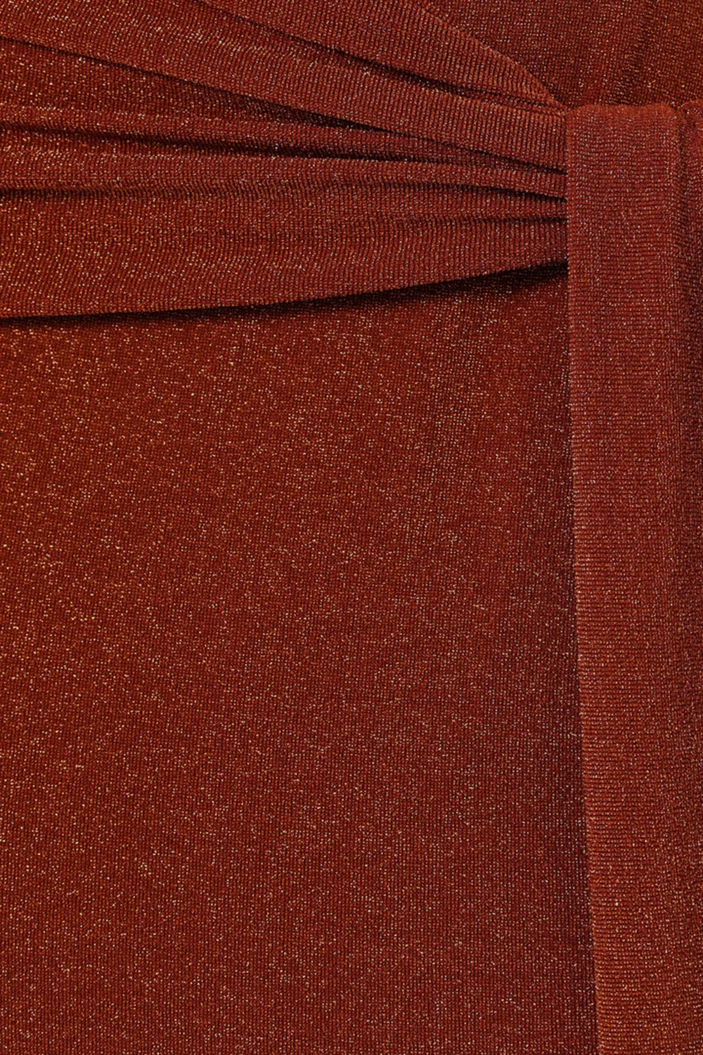 BRONZE SLIM FIT LONG SKIRT