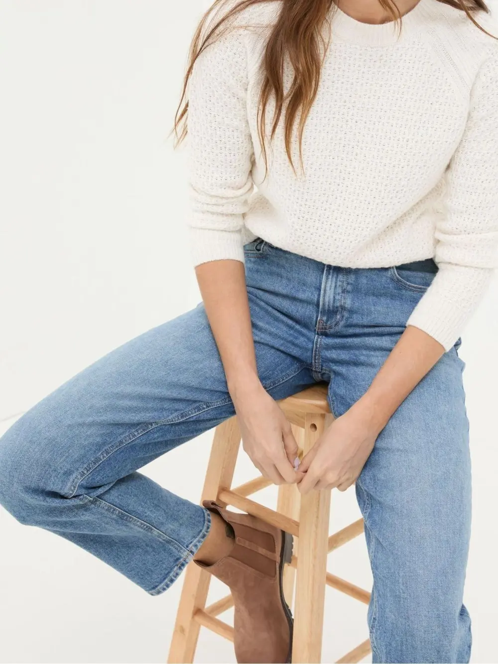 Blue Denim Boyfriend Jeans