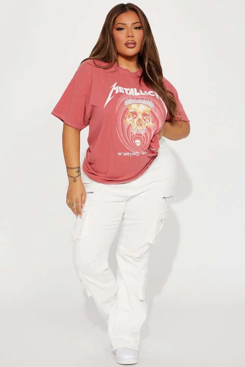 In Vertigo Metallica Tshirt - Rose