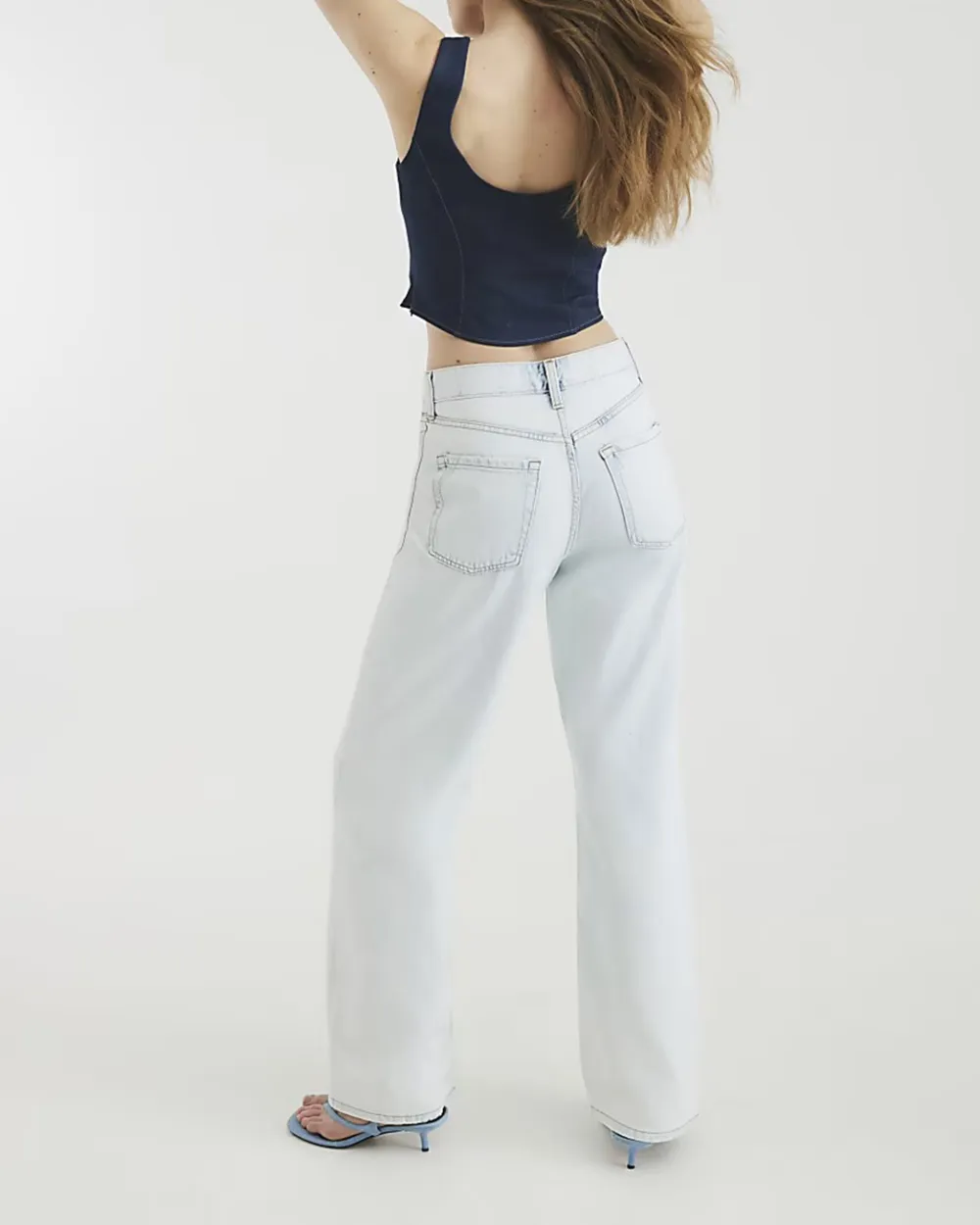Pure Cotton Multi-Pocket Practical Versatile Jeans