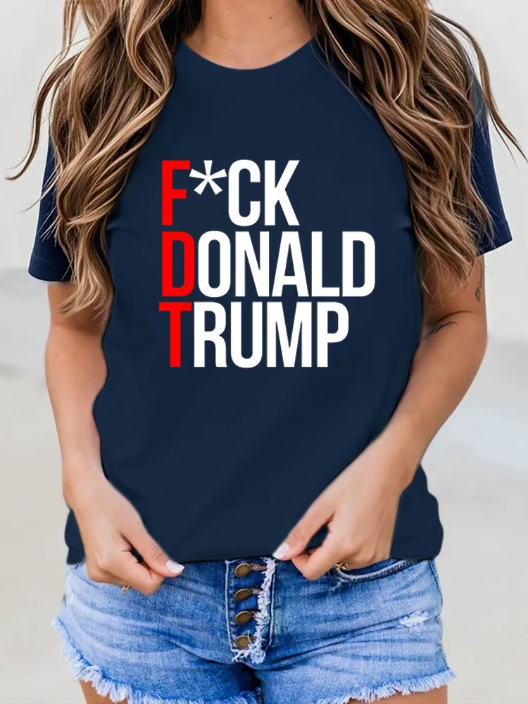 FTD Apparel Men'S F*Ck Donald Trump FDT T Shirt